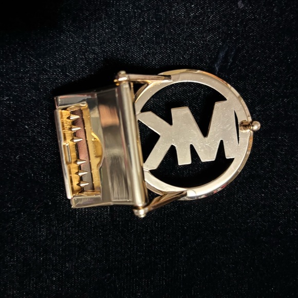 Michael Kors gold belt buckle with elegant rhinestones - Picture 2 of 2